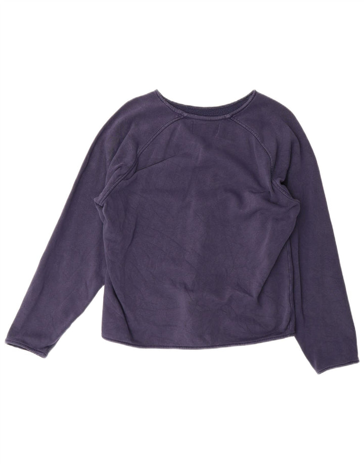KAPPA moletom feminino jumper UK 14 médio roxo