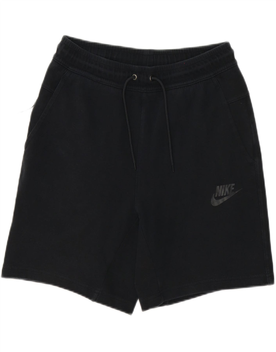 Shorts esportivos masculinos NIKE pequenos de algodão preto