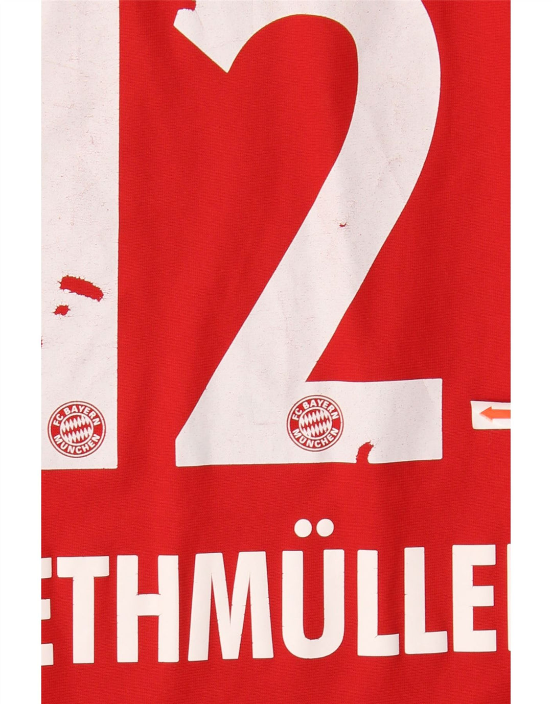 ADIDAS Meninos FC Bayern Munchen Camiseta gráfica Top 15-16 Anos Listrado Vermelho