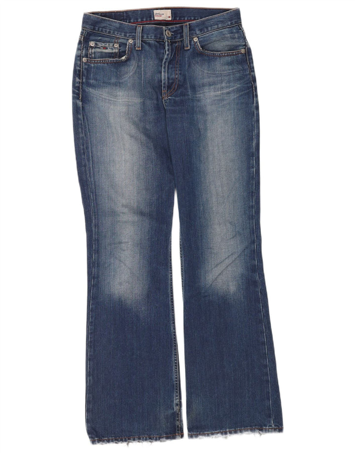 Jeans feminino Tommy Hilfiger queimado W29 L32 algodão azul