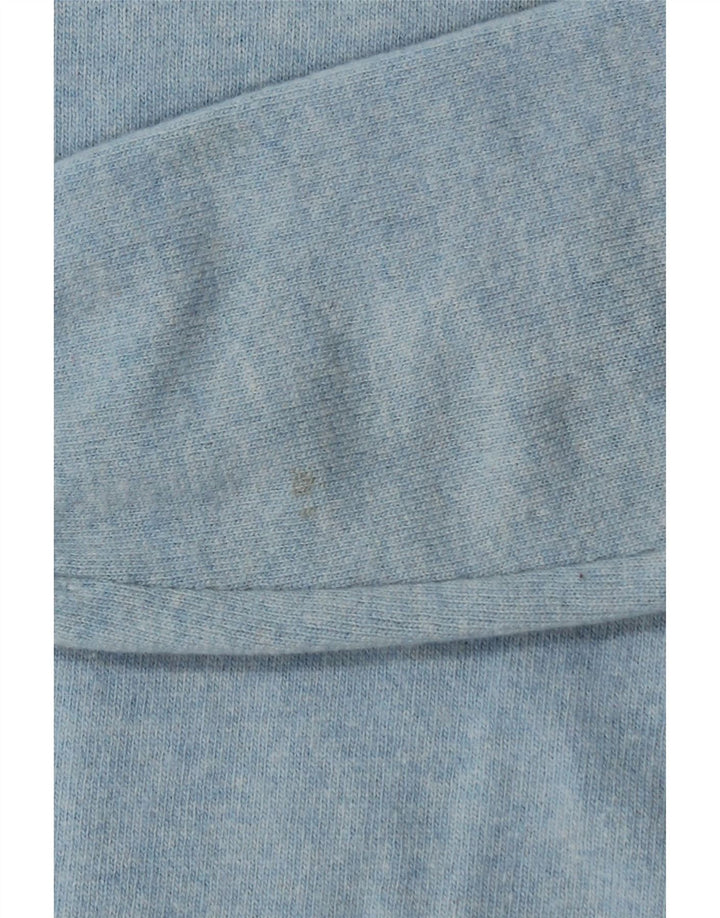 Suéter masculino TIMBERLAND com gola redonda, lã merino azul pequena