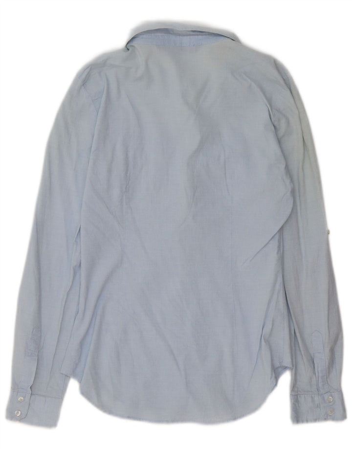 Pulôver feminino Zara UK 10 pequeno azul