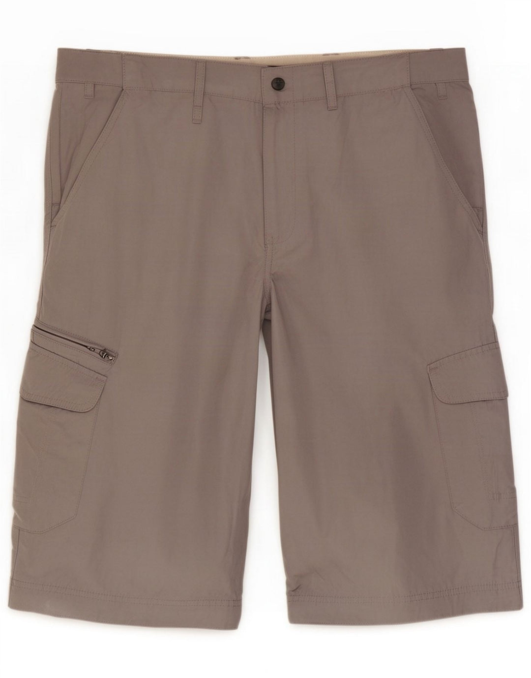 Shorts cargo masculino Marks & Spencer Blue Harbor Cargo grande W34 cinza poliéster