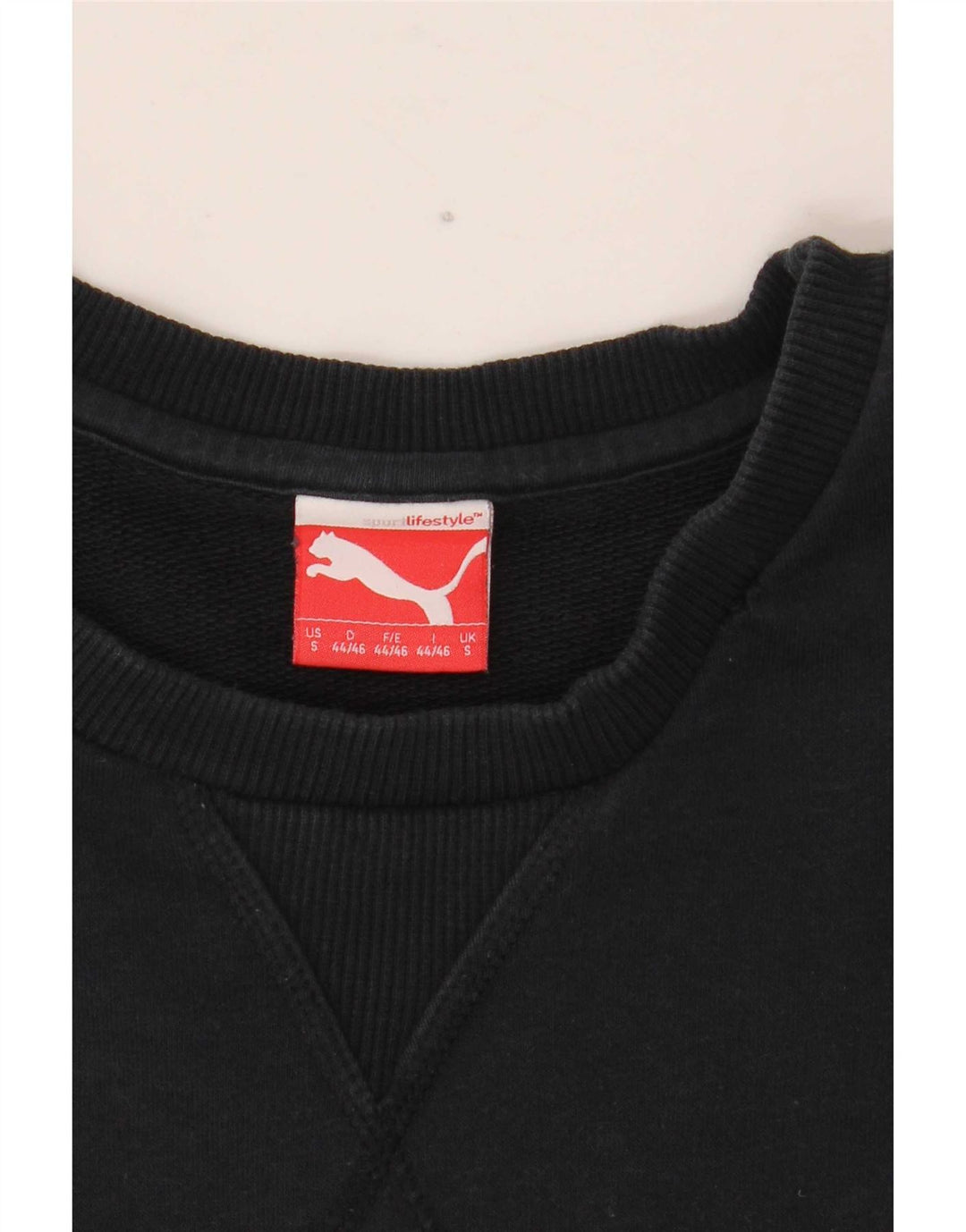 Puma Mens Graphic Moletom Jumper Pequeno Azul Marinho