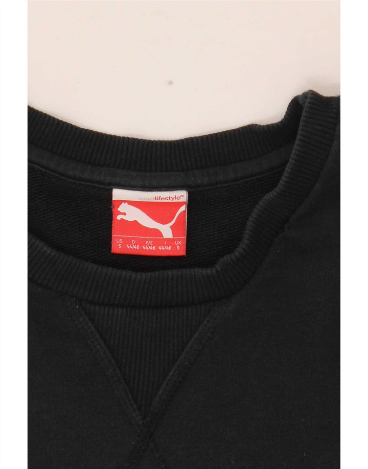 Puma Mens Graphic Moletom Jumper Pequeno Azul Marinho