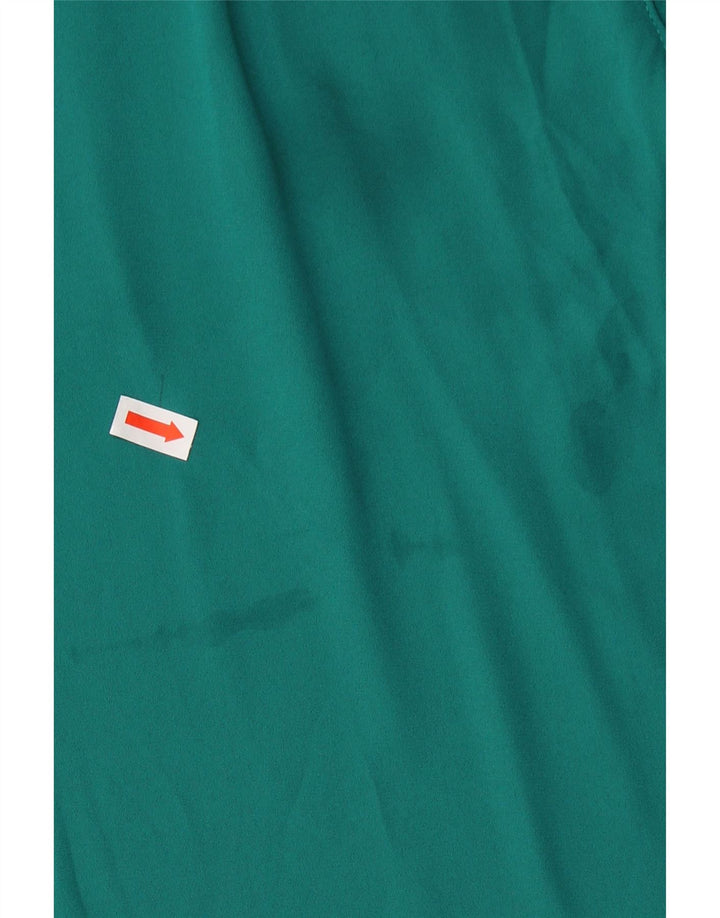 Blusa feminina J. Crew Top UK 16 grande poliéster verde