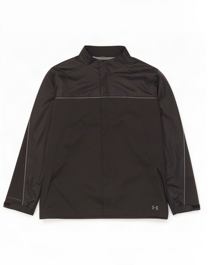 Under Armour Mens Treino Top Jacket 4XL Poliéster Colourblock Preto
