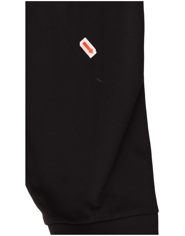 Suéter masculino Nike Dri Fit Zip com capuz médio preto poliéster