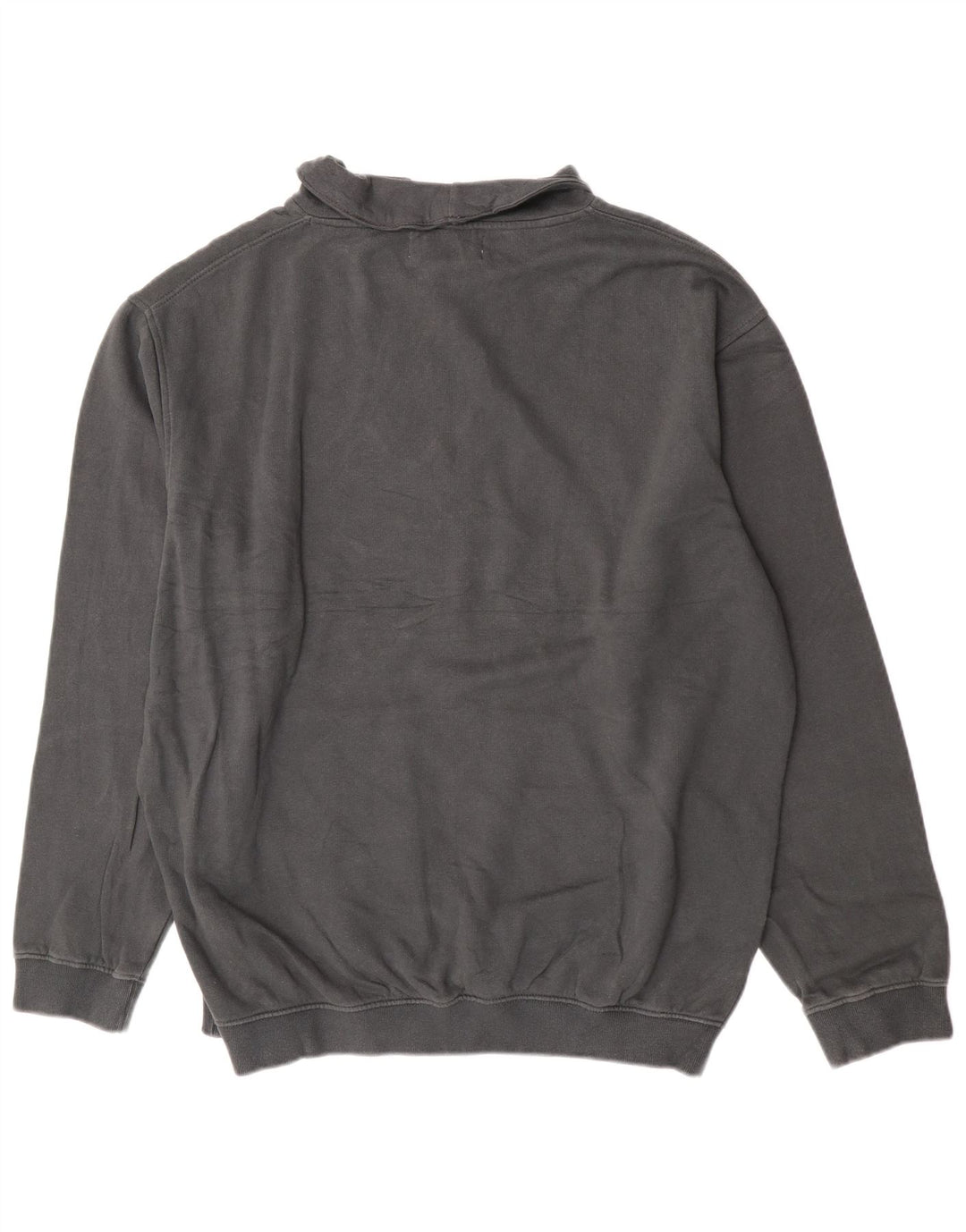 Kappa Mens Polo Neck Moletom Jumper 2XL Algodão Cinza
