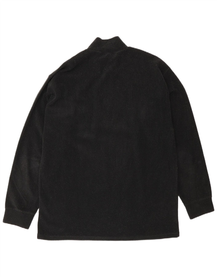 Fila Masculino Zip Neck Fleece Jumper IT 52/54 Grande Preto