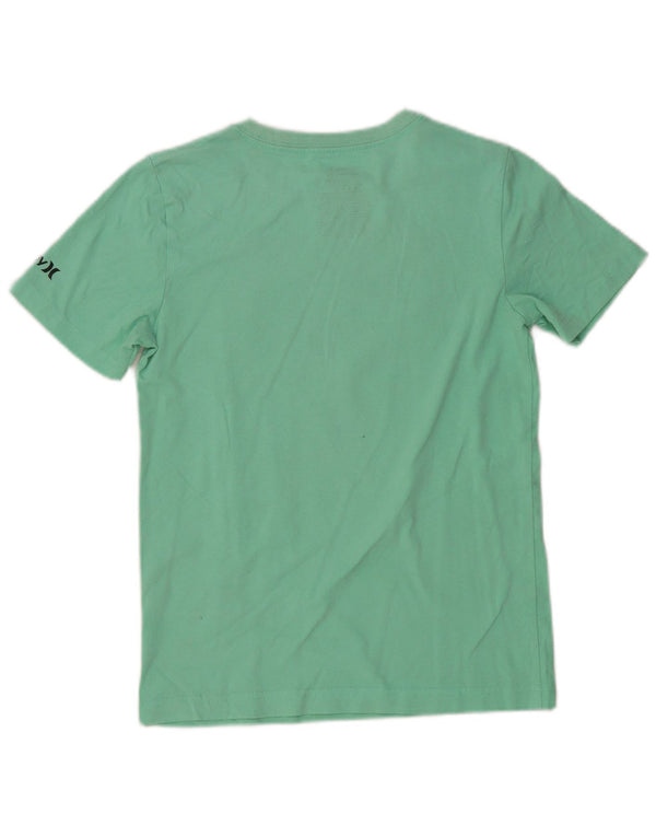Camiseta Hurley Boys Graphic 10-11 Anos Algodão Verde Médio