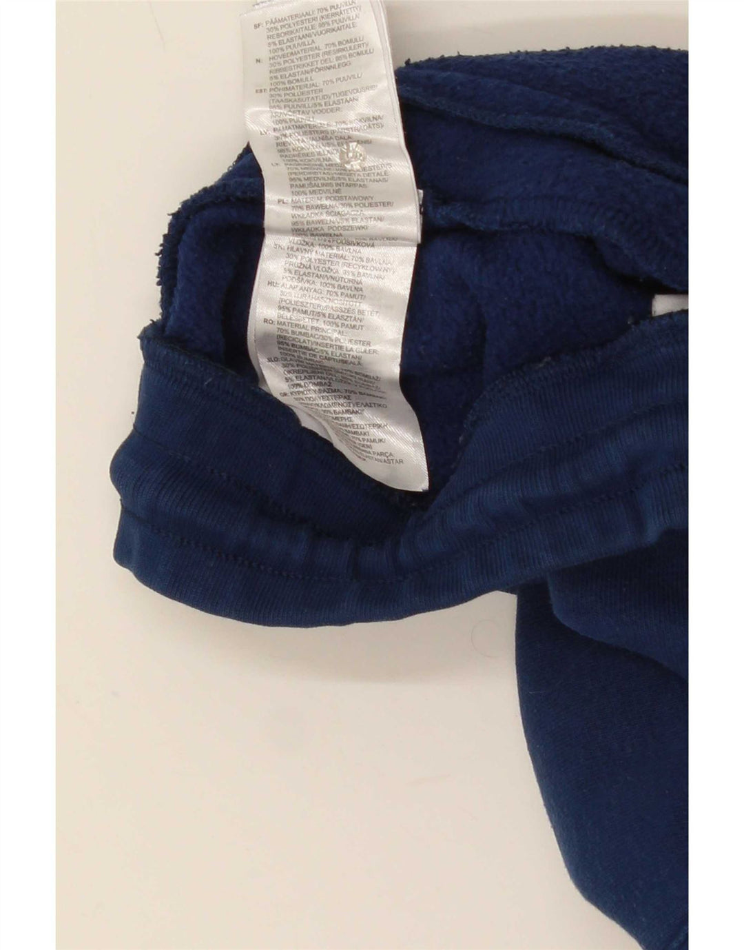 Adidas Mens Treino Calças Joggers Médio Algodão Azul Marinho