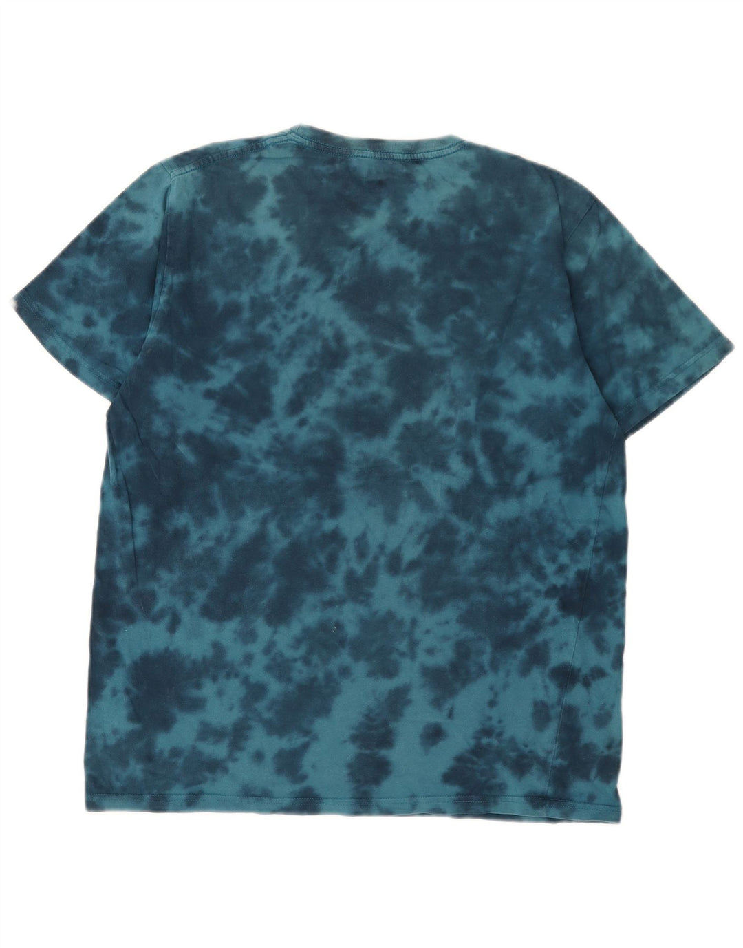 Camiseta gráfica masculina Saltrock Top médio azul tie dye algodão