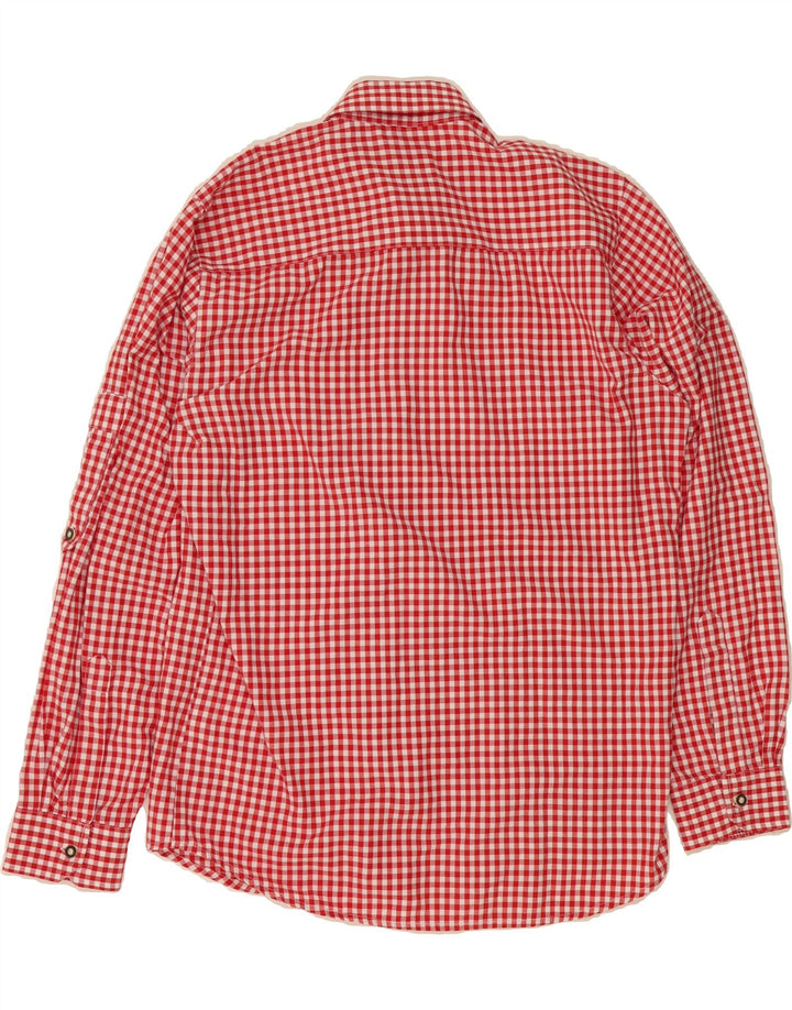 STOCKERPOINT Mens Shirt Medium Red Gingham Cotton Vintage Stockerpoint and Second-Hand Stockerpoint from Messina Hembry 