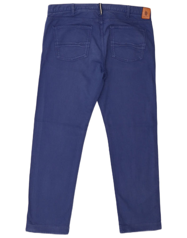 Marina Yachting Calça jeans reta masculina W36 L28 algodão azul