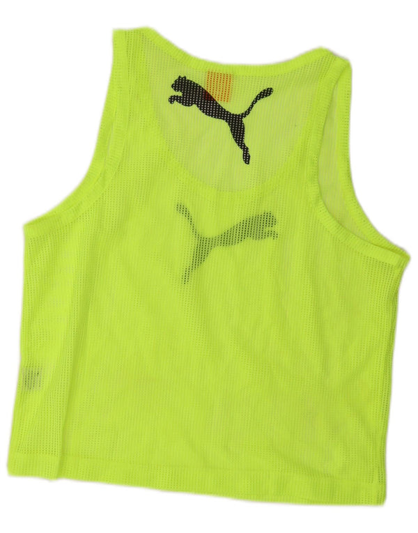 Puma Womens Oversized Graphic Vest Top Reino Unido 10 Pequeno Verde