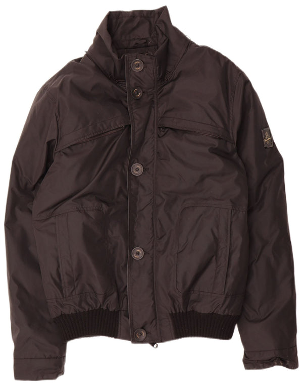 Jaqueta bomber acolchoada masculina Refrigiwear UK 40 grande nylon preto