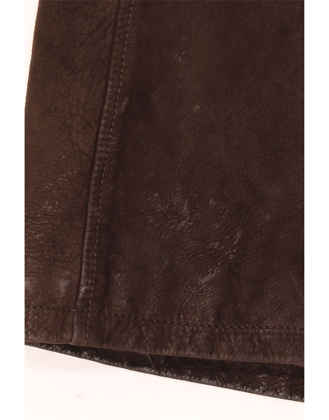 Jaqueta de couro masculina vintage IT 56 3XL couro marrom