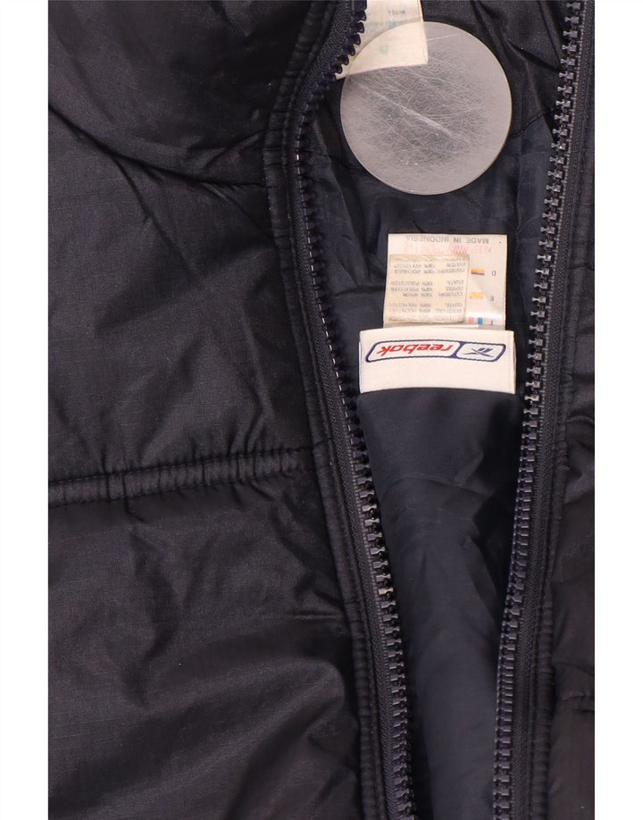 Jaqueta REEBOK Boys Loose Fit Acolchoada 11-12 Anos Azul Marinho Nylon