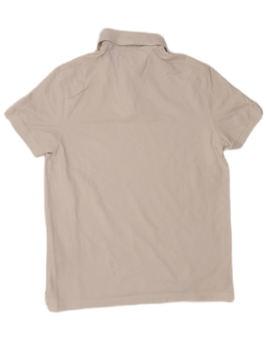 Camisa polo masculina Tommy Hilfiger Regular Fit médio algodão branco