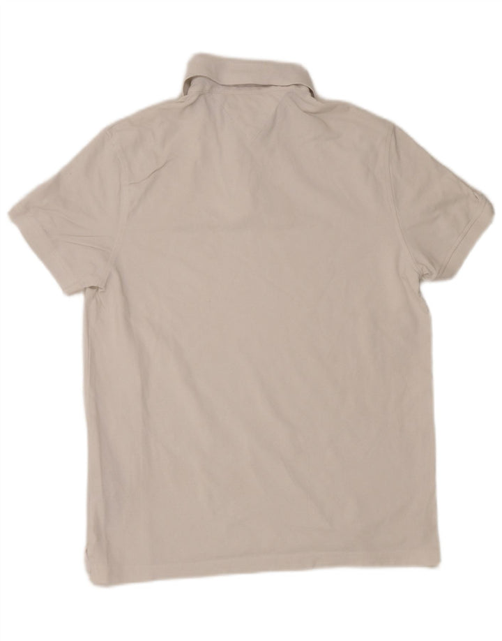 Camisa polo masculina Tommy Hilfiger Regular Fit médio algodão branco