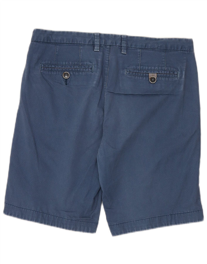 Shorts Chino Masculino Ted Baker W32 Algodão Geométrico Azul Médio