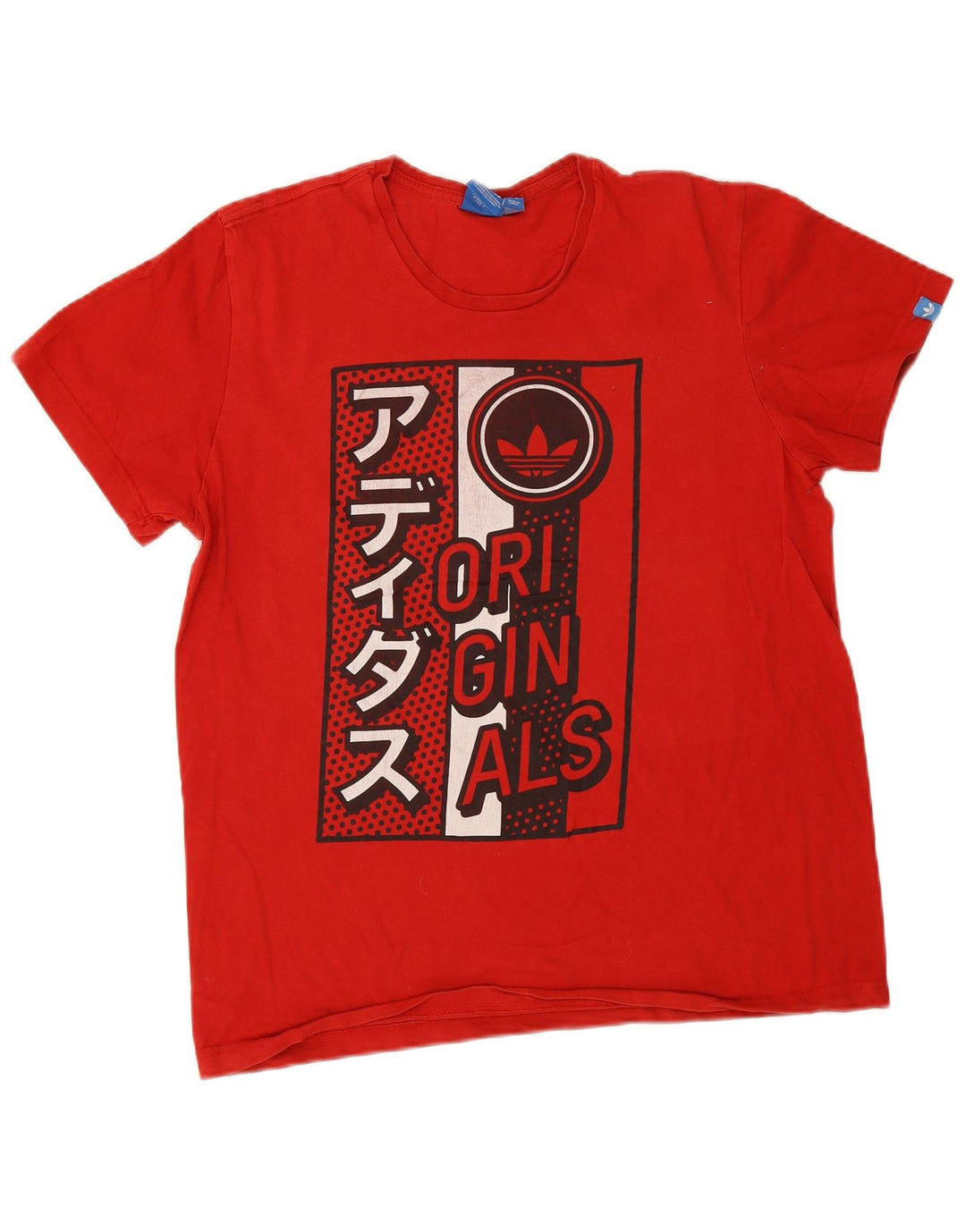 Camiseta Adidas Masculina Graphic Top Grande Vermelho