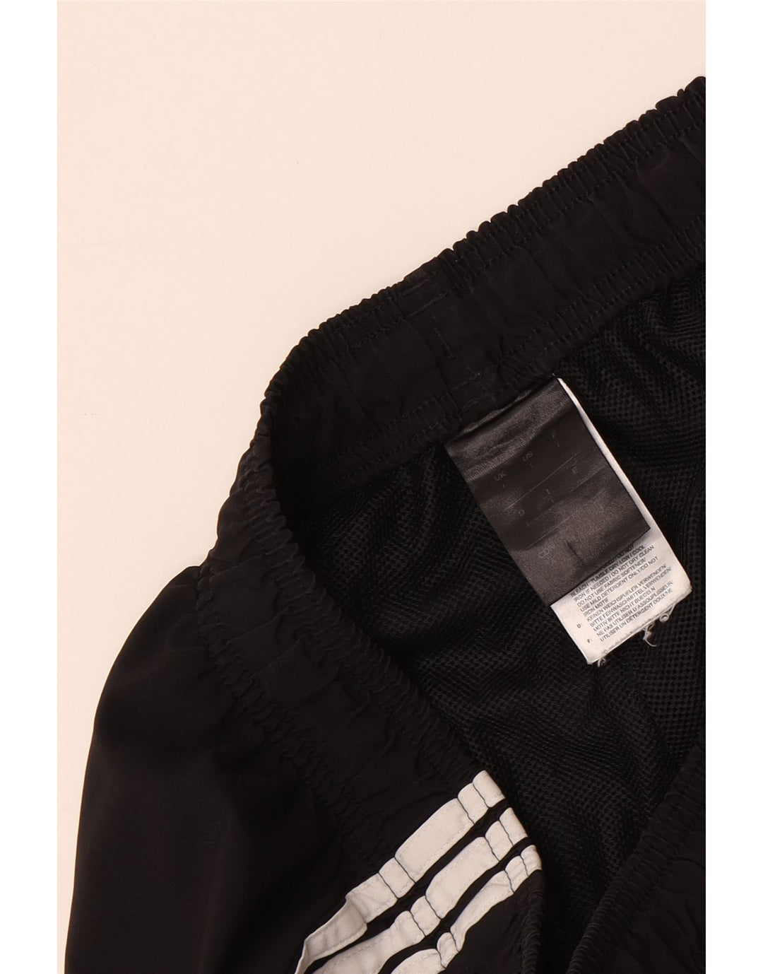 Shorts esportivos masculinos Adidas grande poliéster preto