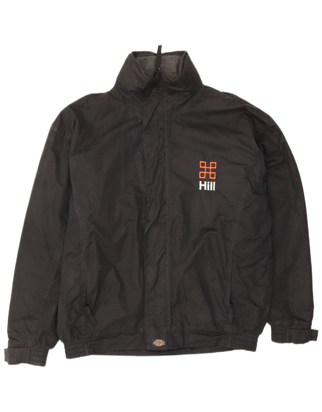 Jaqueta corta-vento masculina Dickies UK 40 grande poliéster preto