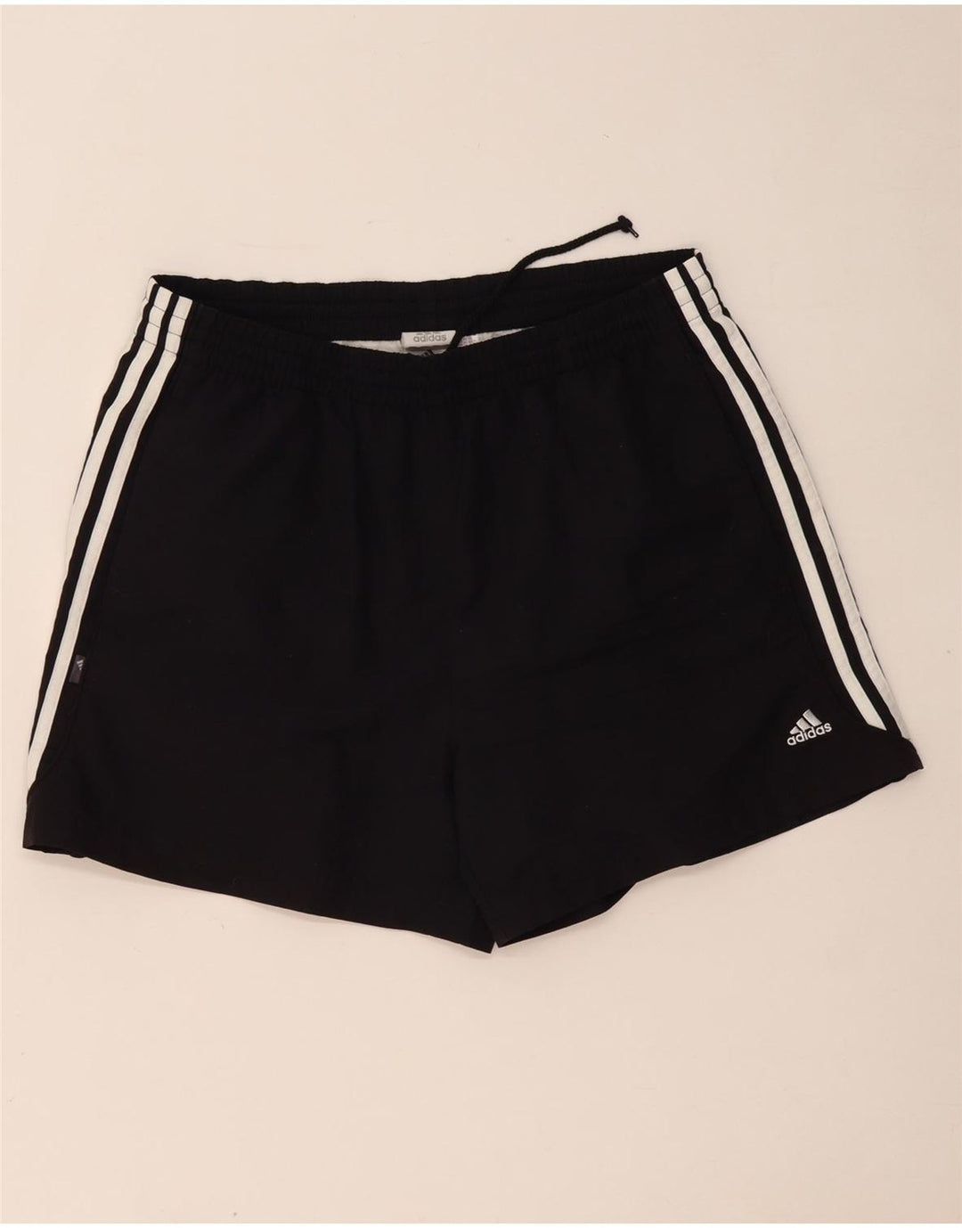 Shorts esportivos masculinos ADIDAS grande poliéster preto