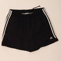 Shorts esportivos masculinos ADIDAS grande poliéster preto