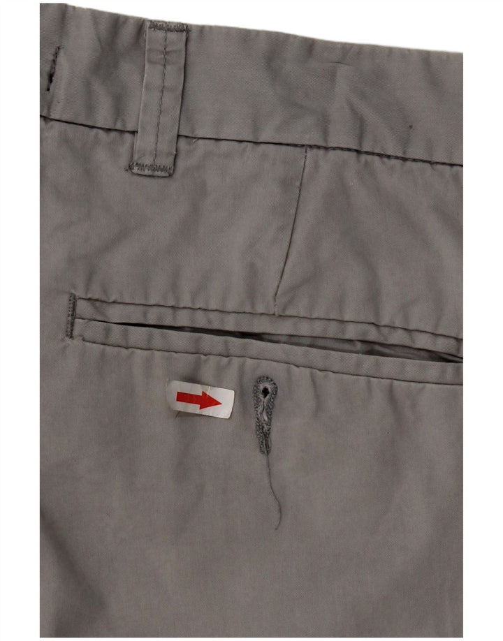 French Connection Mens Chino Shorts W34 Grande Algodão Cinza