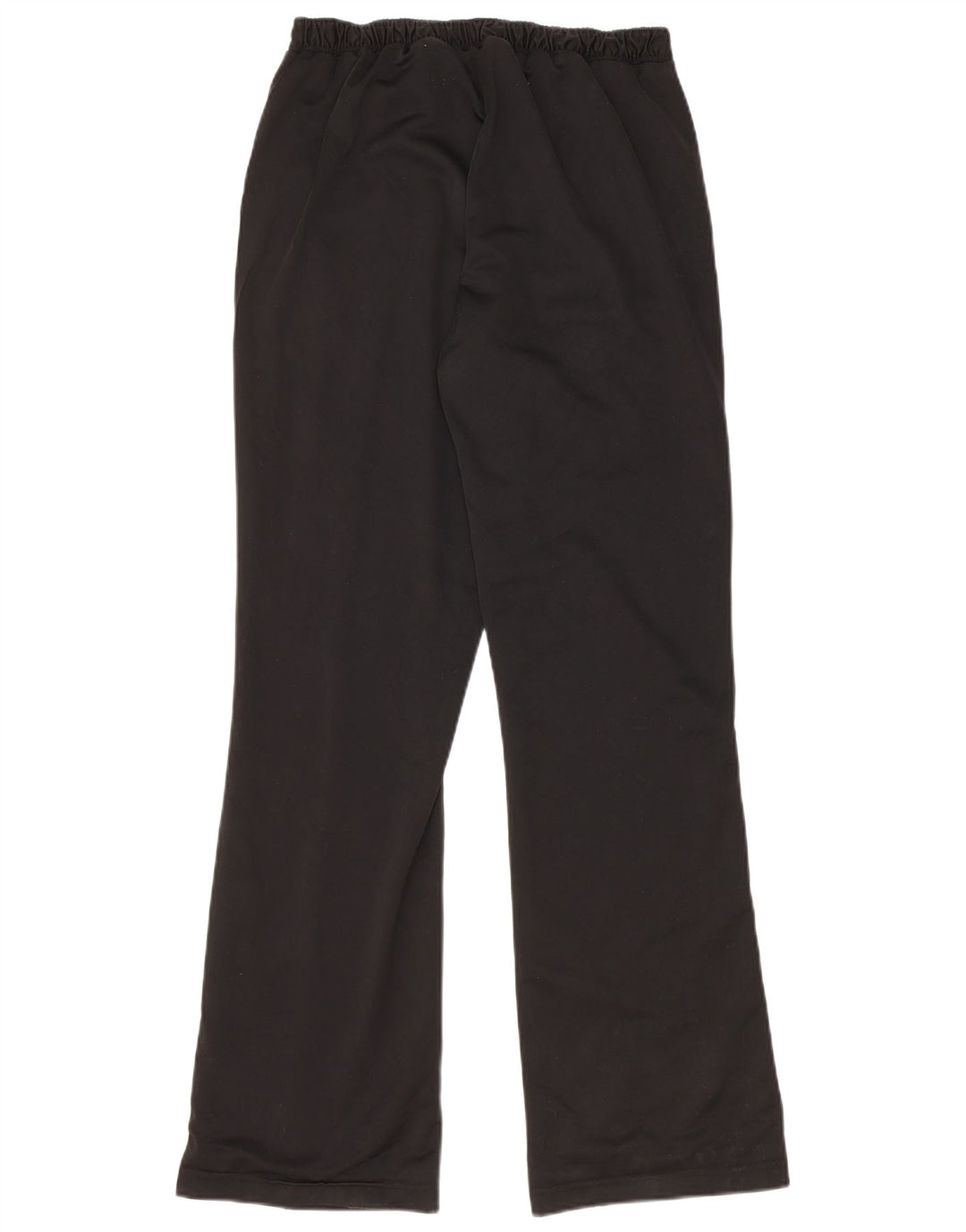 Calça de treino feminina ADIDAS UK 10 pequena preta poliéster