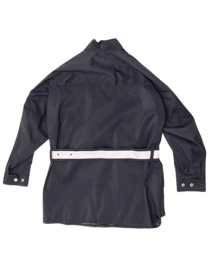 Jaqueta Belstaff Boys Motorstyle Racer 9-10 anos azul marinho nylon