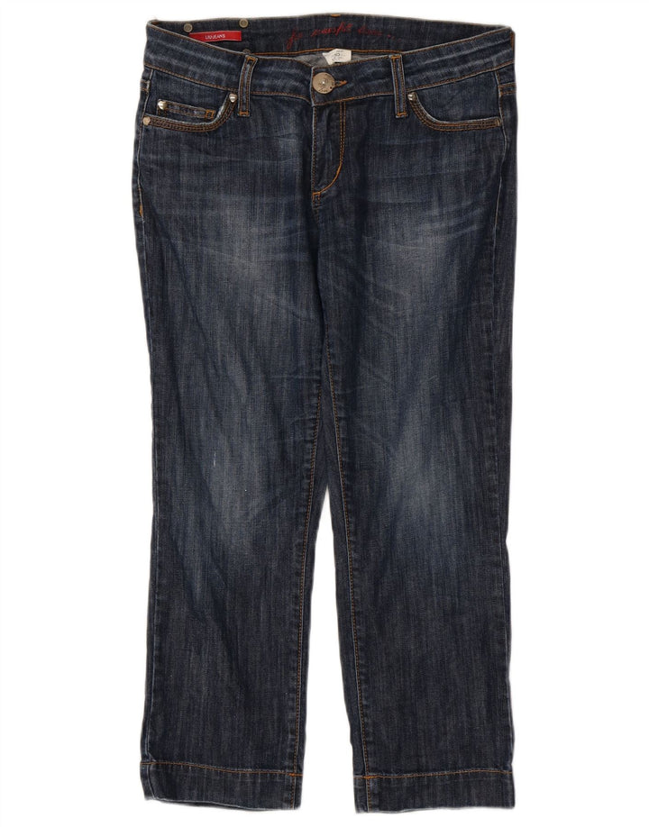 Calça jeans feminina Liu Jo W30 L24 azul marinho