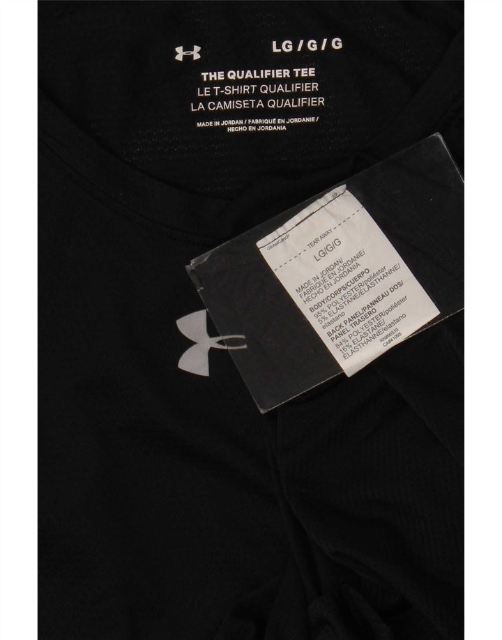 Camiseta masculina Under Armour grande poliéster preto