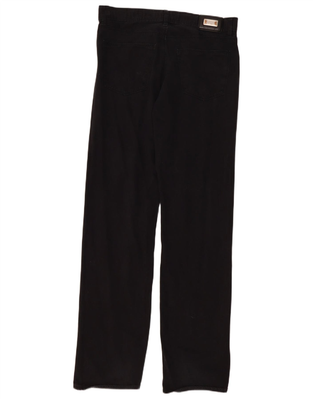 Hugo Boss Mens Straight Jeans W34 L34 Algodão Preto