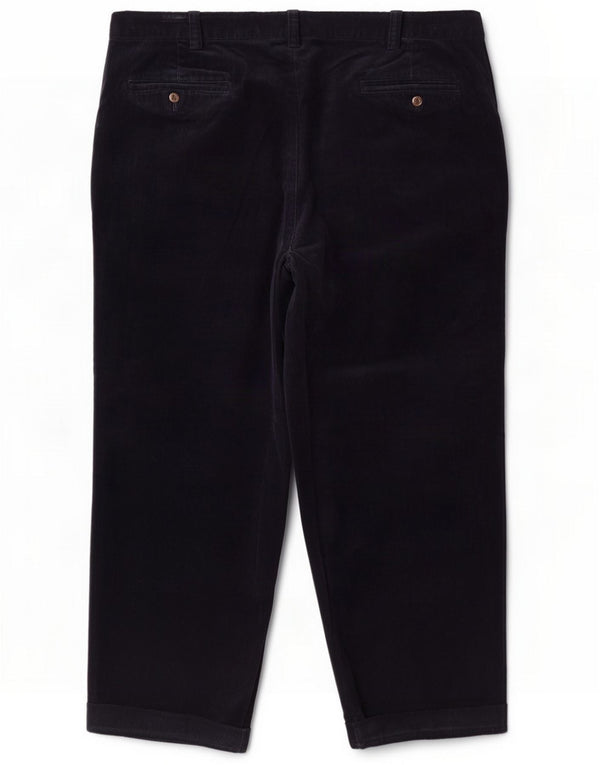 Polo Ralph Lauren Calça masculina de veludo cotelê W44 L27 Algodão azul marinho