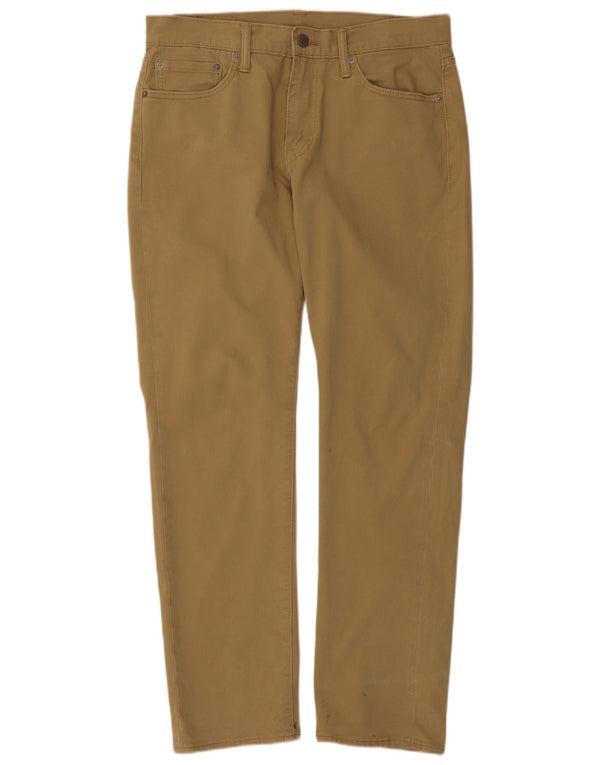 Levi's Mens 511 Slim Casual Calças W32 L30 Algodão Bege