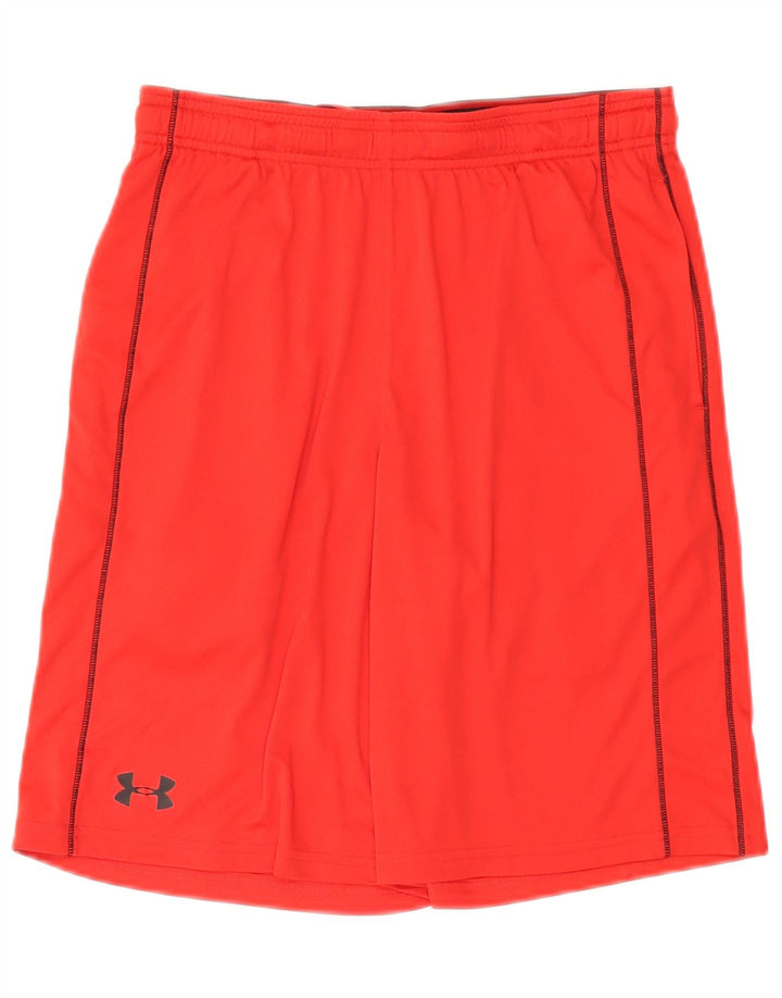 UNDER ARMOUR Mens Sport Shorts Médio Poliéster Vermelho