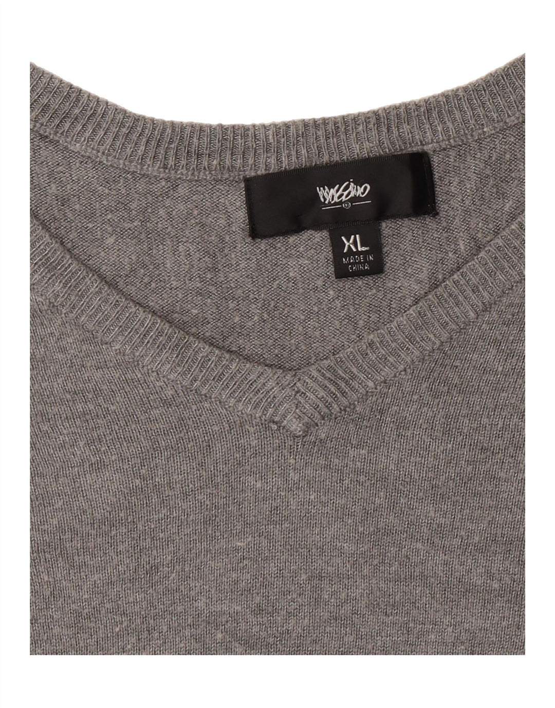 MOSSIMO Womens V-Neck Jumper Sweater UK 18 XL Grey Vintage Mossimo and Second-Hand Mossimo from Messina Hembry 