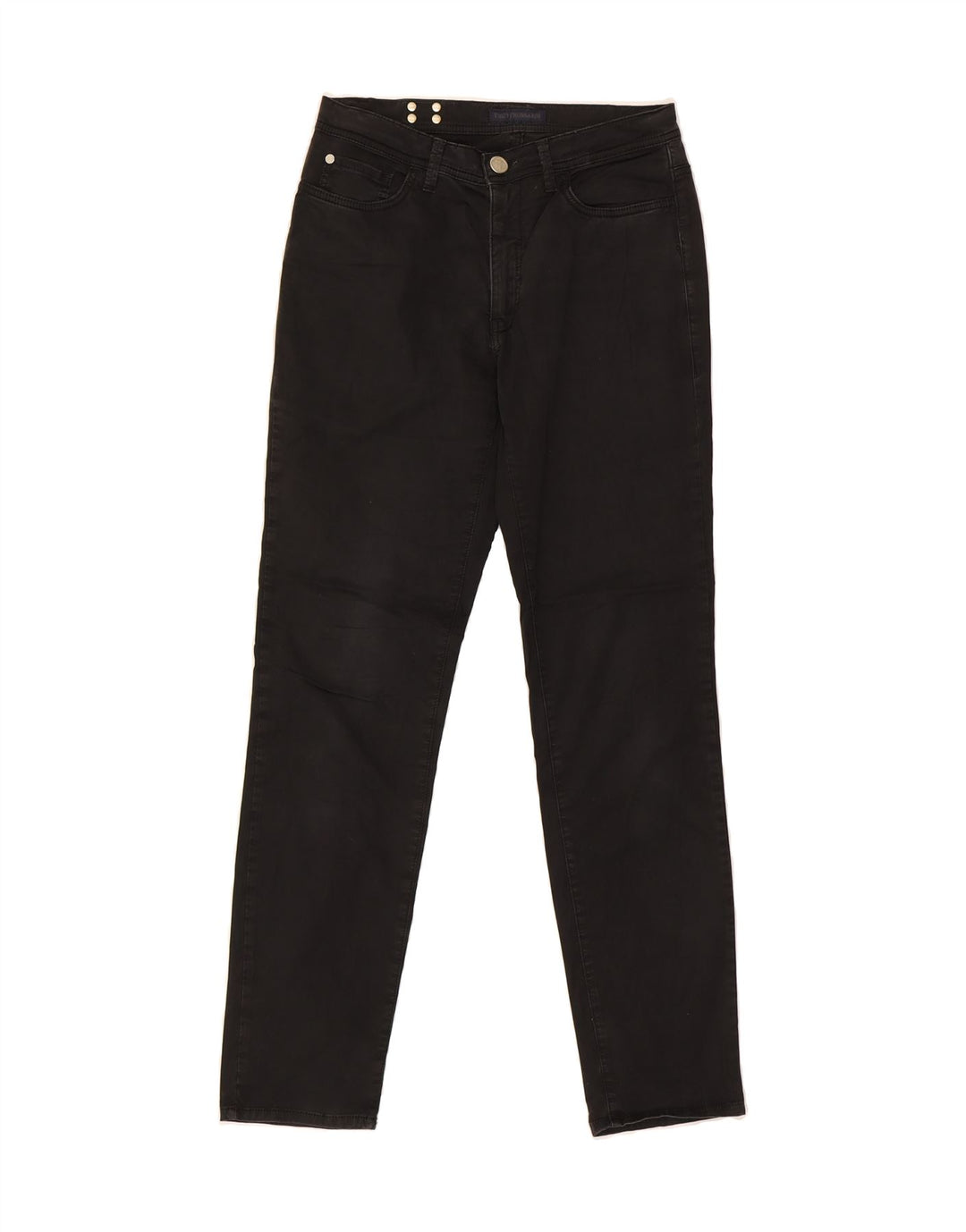 TRUSSARDI Womens Slim Jeans W29 L30 Black Cotton Vintage Trussardi and Second-Hand Trussardi from Messina Hembry 