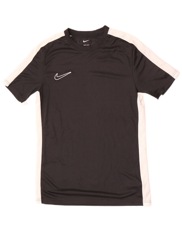 Camiseta feminina Nike Dri Fit Slim UK 12 Medium Black Colourblock