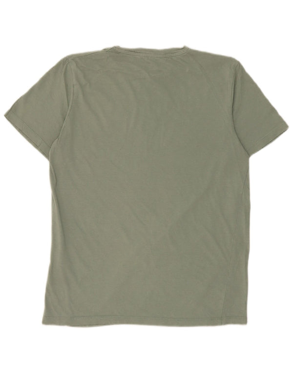 Camiseta masculina Jack & Jones manga curta regular fit top pequeno algodão verde