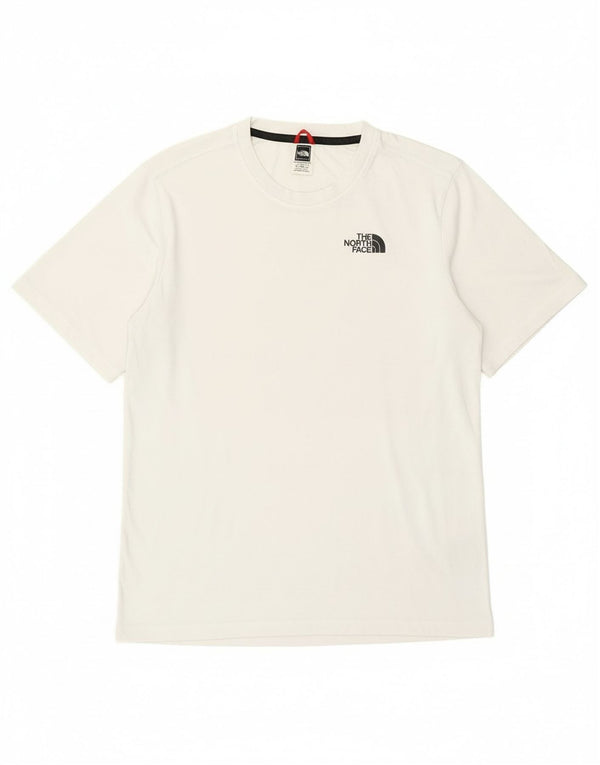 Camiseta gráfica feminina The North Face UK 14 algodão branco médio