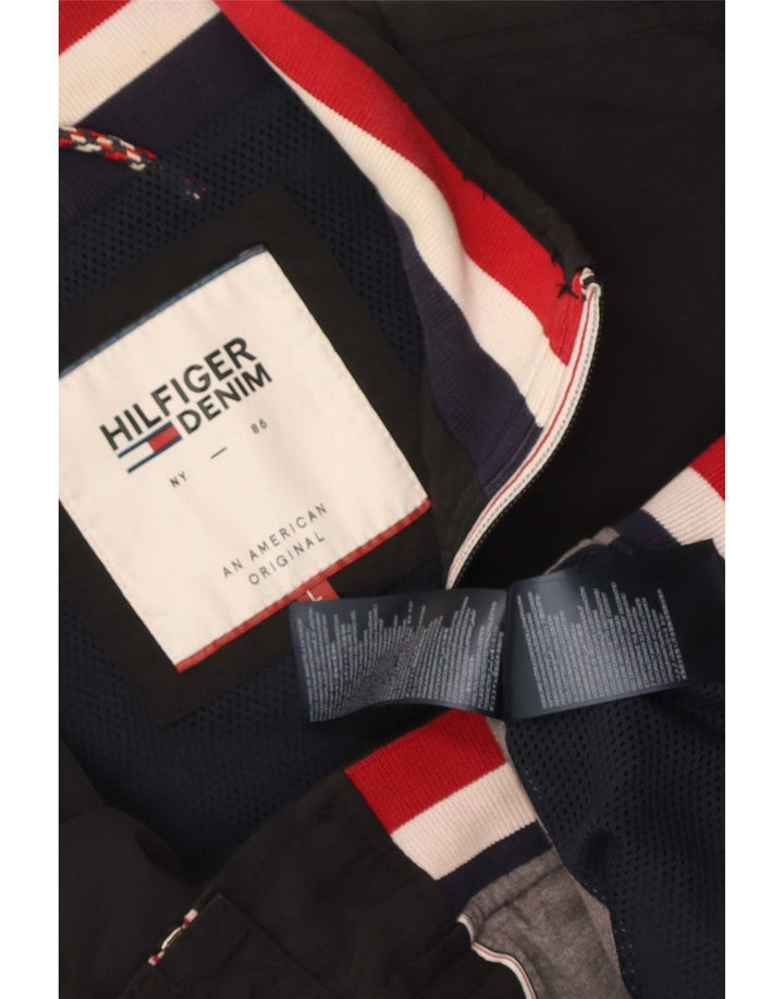 Jaqueta bomber masculina Tommy Hilfiger Reino Unido 40 grande nylon preto