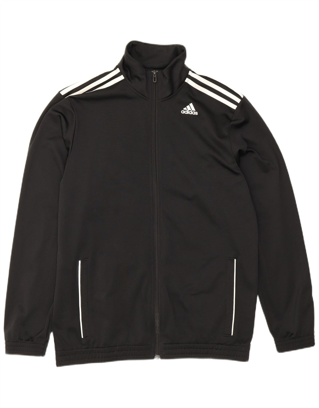 Adidas Mens Treino Top Jaqueta Grande Poliéster Preto