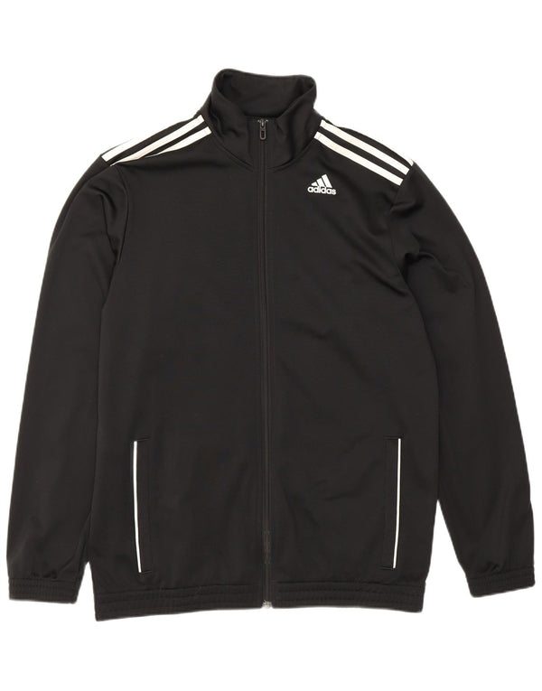 Adidas Mens Treino Top Jaqueta Grande Poliéster Preto