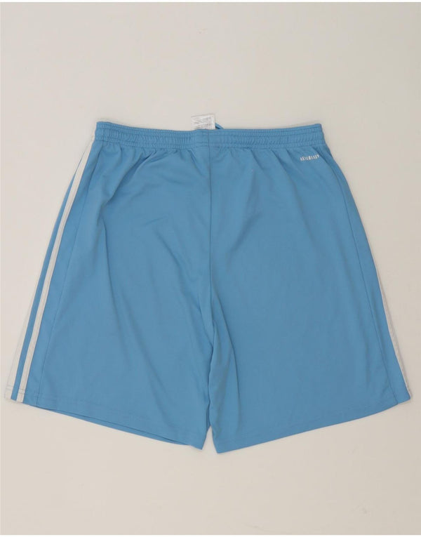 Adidas masculino Tsv Werdohl 1989 gráfico esporte shorts grande azul poliéster