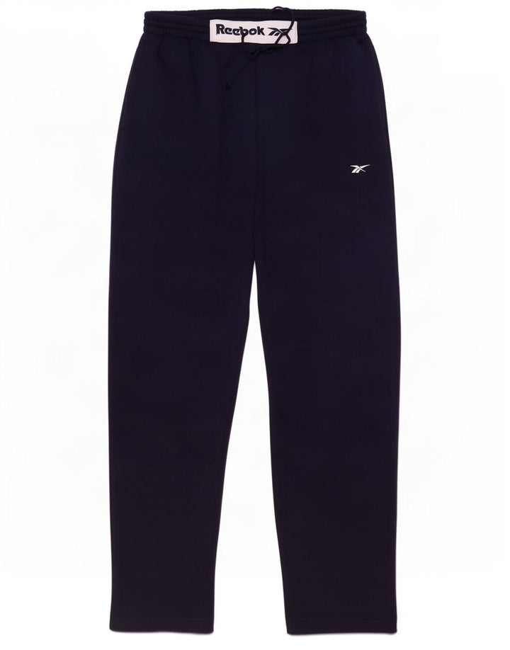 Calça Reebok Mens Graphic Treino Médio Azul Marinho Poliéster